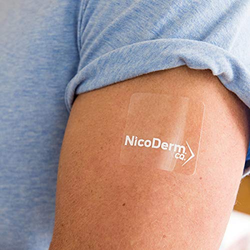 NicoDerm CQ Nicotine Patch, Clear, Step 1 to Quit Smoking, 21mg, 7 Count