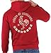 Sriracha Hot Chili Sauce Bottle Label Mens Red Zip-up Hoodie