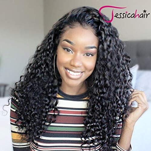 13x6 Lace Front Human Hair Wigs Wet Wavy 150% Density For Women Natural Black Brazilian Remy Hair Curly Glueless Top Lace Wigs Pre Plucked With Baby Hair 10 inch with 150% density