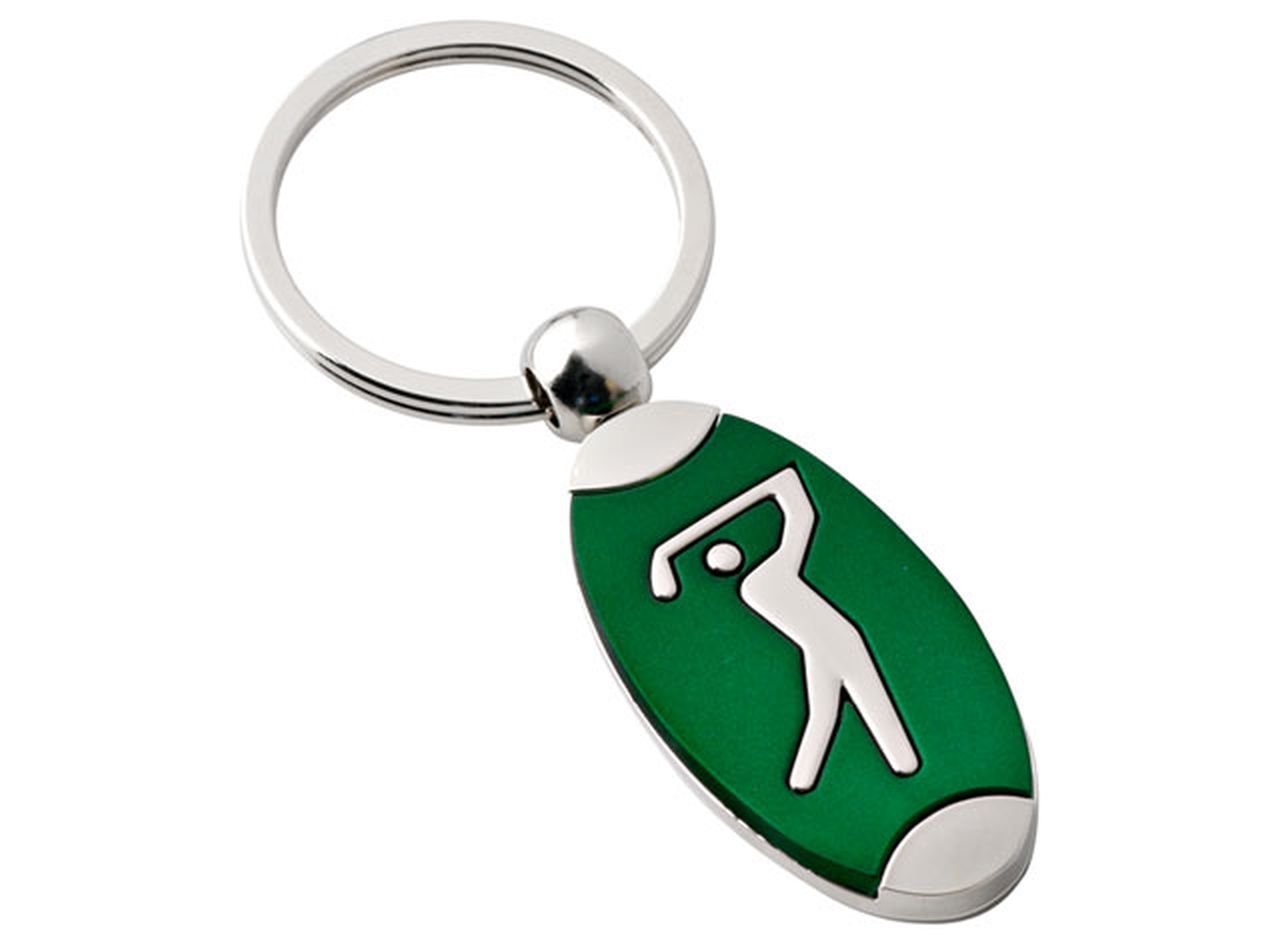 Ten KEYCHAIN GOLF GREEN cod.EL7136 cm 8,5x3,5x1h by Varotto & Co.