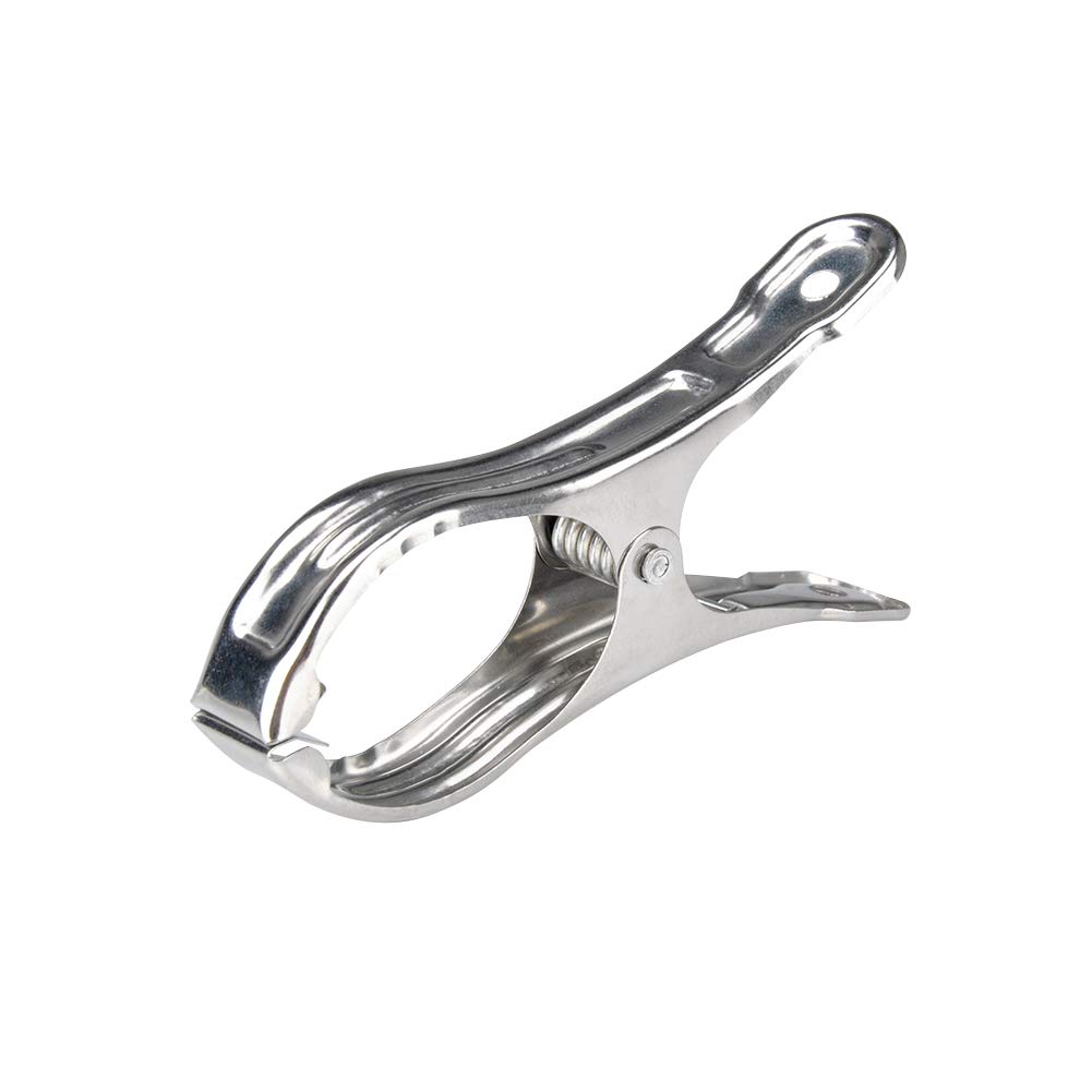 Imagine 10pcs 9cm Stainless Steel Clips Spring Clips Big Clips Windproof Clothespins for Underwear,Socks,Quilts,Clothes,Pants,Shirts