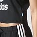 adidas Originals Women's Top's Loose Crop Tank, Black/White, X-Large
