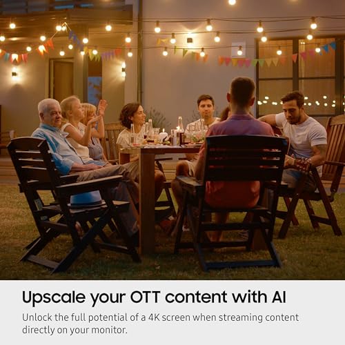 SAMSUNG 32-Inch M8 (M80D) Series 4K UHD Smart Monitor with Streaming TV, Speakers, HDR10+, AI Upscaling, USB-C, Ergonomic Stand, SlimFit Camera, Gaming Hub, LS32DM801UNXZA, 2024