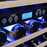 NewAir AWR-460DB Dual Zone 46 Bottle Wine Cooler