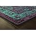 Maples Rugs Georgina Traditional Kitchen Rugs - Non Skid Accent Area Rug [Made in USA], Winberry/Teal, 2'6 x 3'10 (AG5831408)