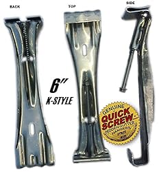 Quick Screw 6" inch Aluminum Hidden Rain Gutter