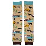 Huggalugs Baby and Toddler Boys or Girls Great Outdoors Camping Legwarmers