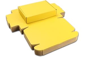 Yellow Shipping Packaging MEIANJU Hard Corrugated Cardboard Shipping Boxs Gift Wrap Box for Bridesmaid Proposal,Invitations, 