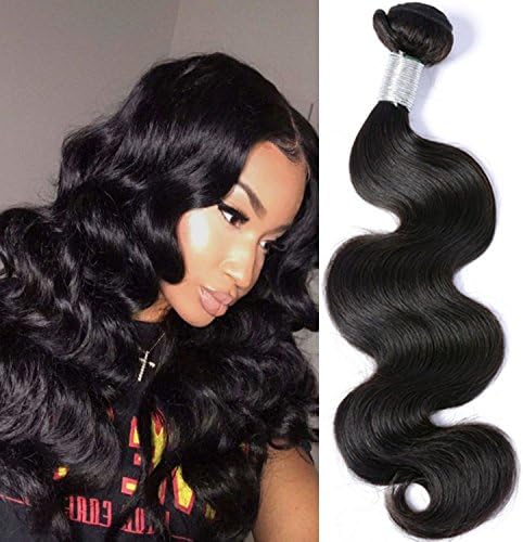 BINF 16 inch Body Wave Human Hair Lace Front Wig Pre Plucked with Baby Hair Natural Hairline, Unprocessed Brazilian Body Wave Human Hair Wigs for Black Women 13X4 Lace Frontal
