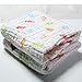 Lucear Muslin Baby Bath Towels Lovely Candy Print Also Warm for Baby Blanket (red)
