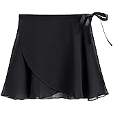 Stelle Ballet Skirt Women Chiffon Sarong Wrap Skirt Adjustable Tie Adult Dance Skirts