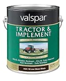 Valspar 4431-19 Low Gloss Black Tractor and Implement Paint - 1 Gallon