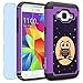 Samsung Galaxy Core Prime G360 / Prevail LTE Case, INNOVAA Smart Grid Defender Graphic Case W/ Free Screen Protector & Touch Screen Stylus Pen - Owl