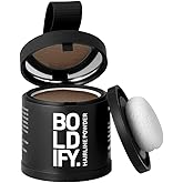 BOLDIFY Hairline Powder (LARGE, 10g) - Root Touch Up Hair Color for Gray Coverage - Bald Spot Concealing Hair Powder for Wome