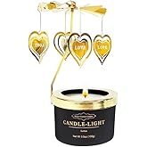 Kelly's Custom Candles Gifts for Women,Her,Funny Gifts for Her,Unique Birthday Candle Gift for Mom and Wife,Birthday,Rotating Scented Candles(Love).