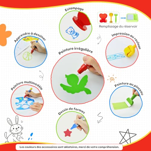 Children's Gift 1-3 Years – Water Drawing Mat Baby Toy 1 2 3 Year Old Educational Toys for Children Giant Painting Mat Gift for Boys Girls