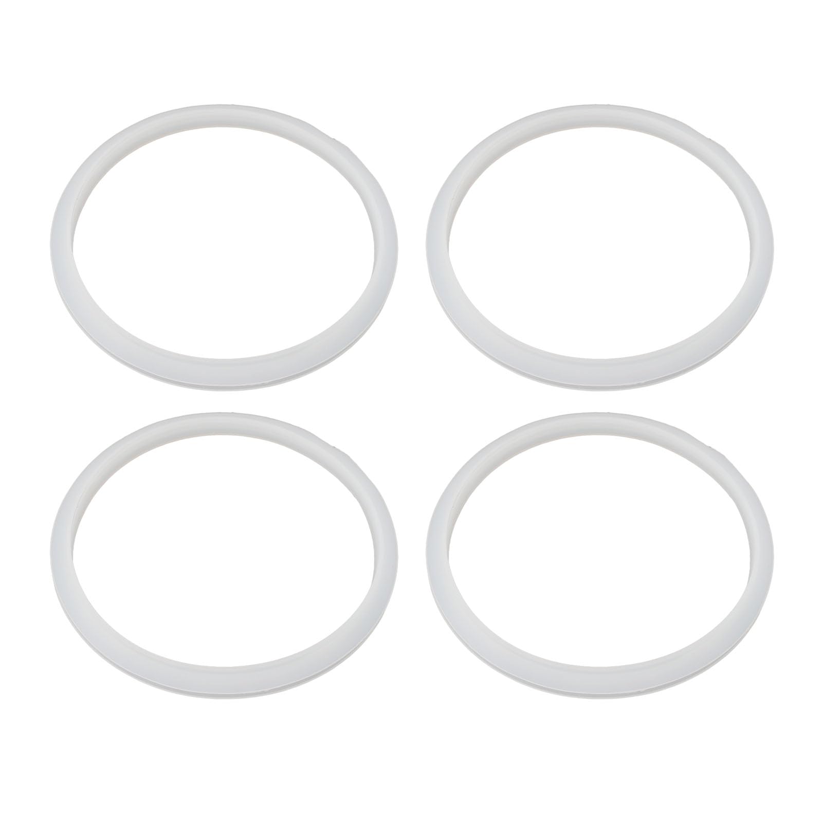 Silicone Sealing Ring for Water Distiller, 4PCS Silicone High Temp Resistance Erosion Resistance Distiller Gaskets Spare Parts, for Pressure Cooker (4L)