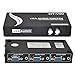 iKKEGOL 2 Port VGA Audio Video Switch 2x1 SVGA Switcher Box 2 in 1 Out PC Monitor LCD TFT Sharing