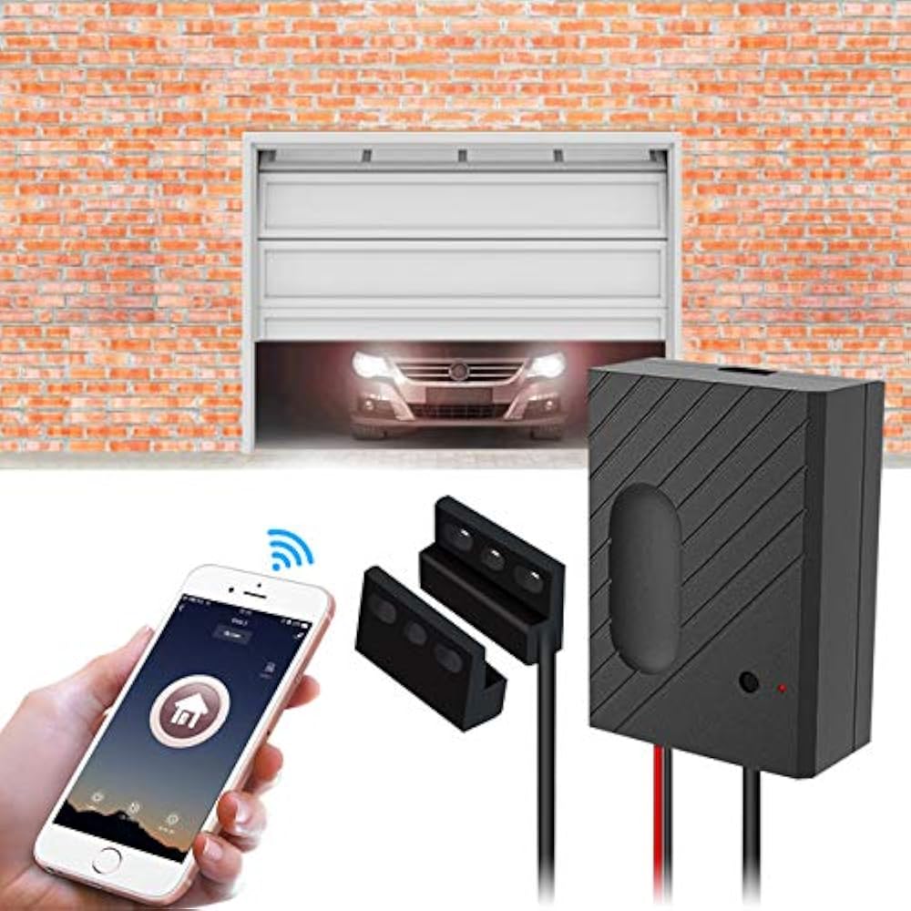 WiFi Garage Door Opener Kit Smartphone Control Switch Controller