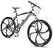 Merax Finiss 26" Aluminum 21 Speed Mg Alloy Wheel Mountain Bike (Stylish. Black)