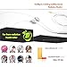 Eoncore 3.5mm Stereo Air Tube Wired Earphone Anti-Radiation Binaural Headsets Noise Isolating Earbuds with MICR. for Mobilephone