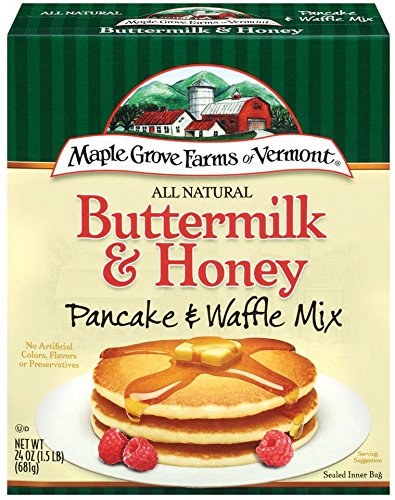 MAPLE GROVE FARMS PANCAKE & WAFFLE MIX, BUTTERMILK & HONEY, 24 OUNCE