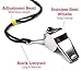 Crown Sporting Goods 12-Pack of Stainless Steel Whistles with Lanyards – Great for Coaches, Referees, and Officials