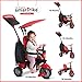 smarTrike Glow 4-in-1 Baby Trike - Red