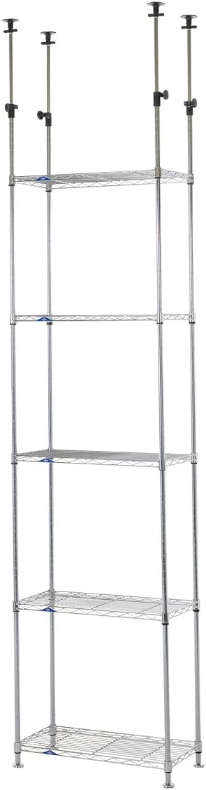 Amazon ルミナス フィールシリーズ ポール径19mm テンション つっぱり ラック 5段 幅63 奥行34 高さ2 280cm Md60 5t メタルラック本体 オンライン通販