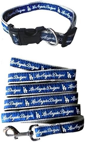 los angeles dodgers dog collar