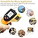 Infrared Thermometer, Temperature Gun, FlatLED Non-Contact Laser Infrared Thermometer (-58°F~716°F/-50°C~380°C) For Household Use Or Industrial Measurements Yellow