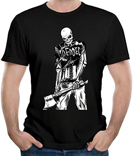 Watch Dogs 2 Dedsec Skeleton Mens Round Collar Tshirt