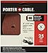PORTER-CABLE 735500825 5-Inch 80 Grit Five-Hole Hook & Loop Sanding Discs (25-Pack)