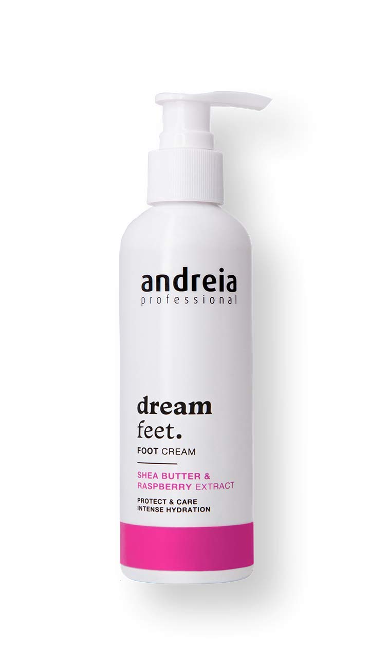 Andreia Professional Foot Cream Dream Feet with Shea Butter and Raspberry Extracts - Foot Cream for Cracked Heels and Dry Skin - Intense Hydration 200 ml