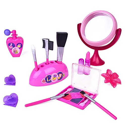 Amazon Com Bonniesun 19pcs Little Girls Pretend Makeup Set Cosmetic