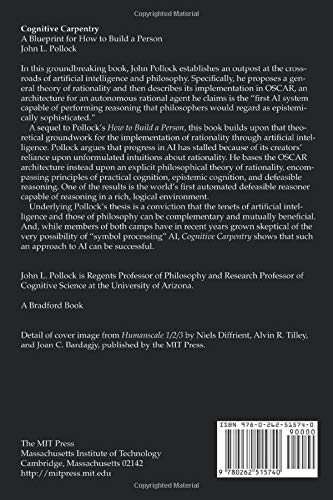 Cognitive Carpentry A Blueprint For How To Build A Person Mit Press Pollock John L 9780262515740 Amazon Com Books