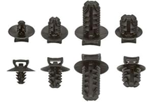 Panduit PUM-049-C30 Fir Tree Push Mount, Nylon 6.6, 0.18 - 0.19-Inch Panel Hole Diameter Range, Black (100-Pack)