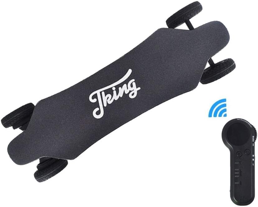 Enjoy4Fun- 4 Wheel Skateboard Running Color SUV Electric Four-Wheel Remote Control Scooter Belt Double Drive Silicone Wheel PU Wheel