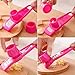 Longay Multifunction Stainless Steel Pressing Garlic Slicer Cutter Shredder Kitchen Tool (Red)