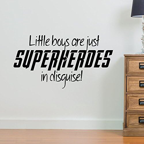 Little Boys Are Just Superheroes In Disguise Vinyl Wall Decal Sticker