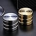 SANFENG Metal Spinning Top - VORTECON Kinetic Spinning Desk Toy - Adult Anxiety Relief Fidget Toys That Creates a Mind-Bending Optical Illusion of Continuously Flowing Helix (Gold)