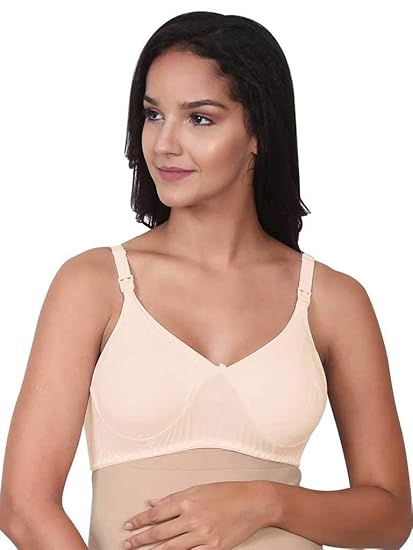 Women's Full Cup Nursing Bra (MM-8660 S38D_Skin_38)