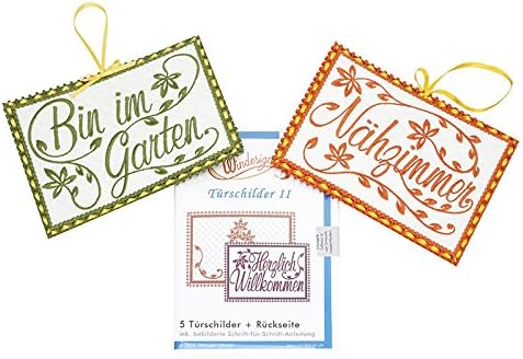 Windesign Stickmuster Vorlagen Cd Motiv Turschilder Ii Freistehende Spitzenstickerei Stick Software Fur Stickmaschinen Doodle Stitching Fur Brother Bernina Babylock Pfaff Amazon De Kuche Haushalt