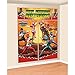 Amscan Power Rangers Dino Charge Birthday Party Scene Setters Wall Decorating Kit, Multi Red 59