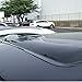 TuningPros WSVT2-230 Sunroof Moonroof Type 2 and Out-Side Mount Window Visor Deflector Rain Guard Dark Smoke 5-pc Set