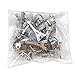 12 Pack - Silver Eiffel Tower key chain favor from Paris, French souvenirs key rings