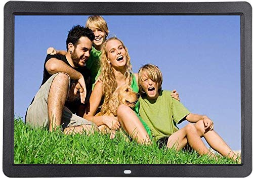 15.4" Digital Photo Frame,LED Large Screen HD 1080P Electronic Picture Frame Album Desktop Advertising Player,Calendar/Clock/Music Movie/E-book,Gift for family,Office,friend,Support 32GB SD Card