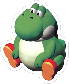 Sticker Vinyl Decal For Cars Water Bottle Fridge Laptops Fat Yoshi Stickers 3 Pcs Pack Amazon Co Uk Diy Tools