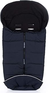 ABC Design Fußsack für Kinderwagen, Buggy und Sportwagen | Kuschelige Beindecke mit Kapuze - warm und pflegeleicht - Shadow
