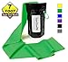 Super Exercise Band 7 ft. Resistance Flat Bands. Latex Free Home Gym Fitness Equipment For Strength Training, Physical Therapy, Pilates, Stretch, Full Body Workouts. Choose Your Color & Tension.